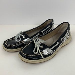 Sperry Top-Sider Shoe Angelfish Houndstooth  7.5